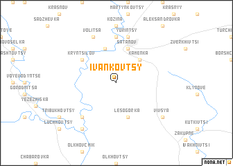 map of Ivankovtsy