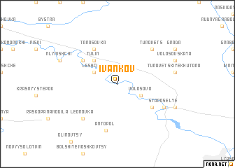 map of Ivankov