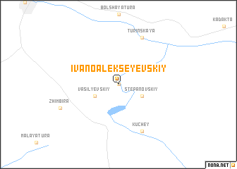 map of Ivano-Alekseyevskiy