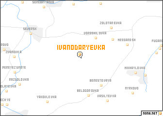 map of Ivanodarʼyevka