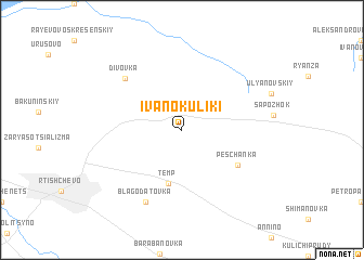 map of Ivano-Kuliki