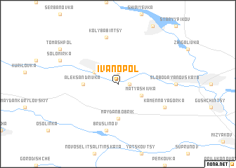 map of Ivanopolʼ