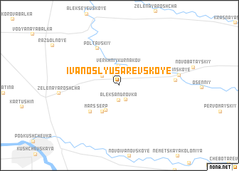 map of Ivanoslyusarevskoye