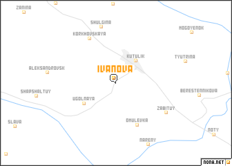 map of Ivanova