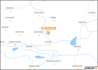 map of Ivanova