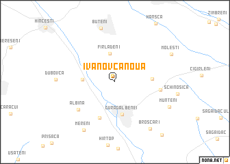 map of Ivanovca Nouă