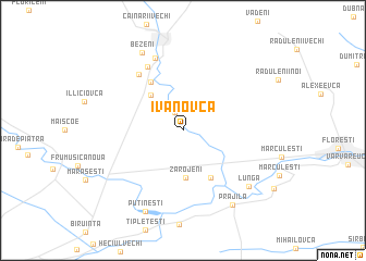 map of Ivanovca