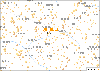 map of Ivanovci