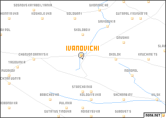 map of Ivanovichi