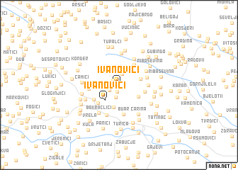 map of Ivanovići