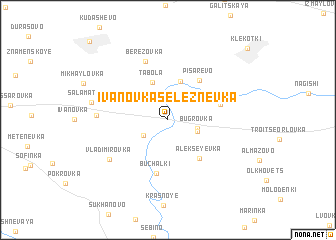 map of Ivanovka-Seleznëvka