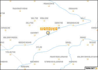 map of Ivanovka