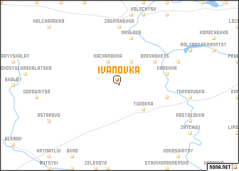 map of Ivanovka