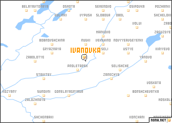 map of Ivanovka