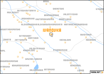 map of (( Ivanovka ))