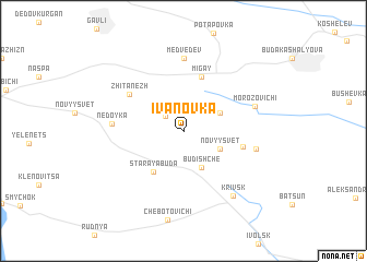 map of Ivanovka