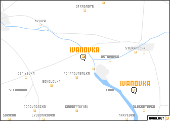 map of Ivanovka