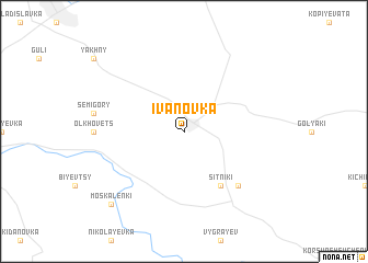 map of Ivanovka