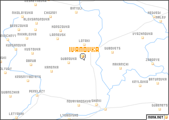 map of Ivanovka