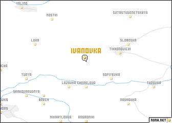 map of Ivanovka