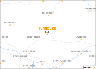 map of Ivanovka