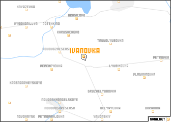 map of Ivanovka