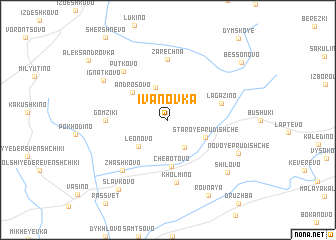 map of Ivanovka