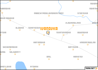 map of Ivanovka