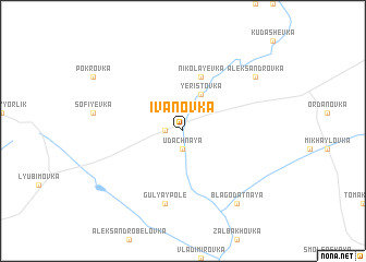 map of Ivanovka