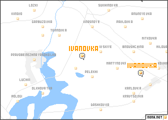 map of Ivanovka