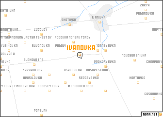 map of Ivanovka