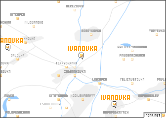 map of Ivanovka