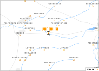 map of Ivanovka