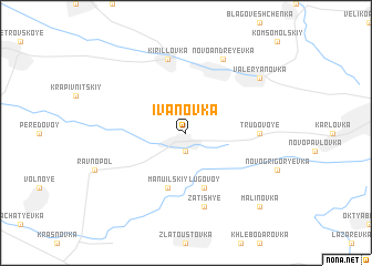 map of Ivanovka