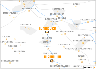 map of Ivanovka