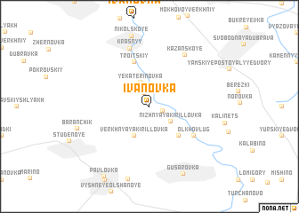 map of Ivanovka