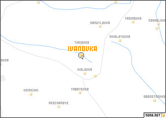 map of Ivanovka