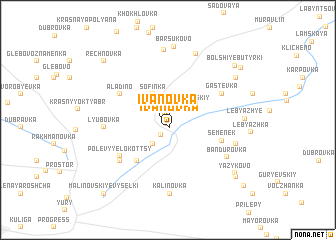 map of Ivanovka