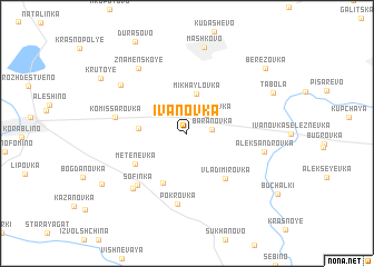 map of Ivanovka