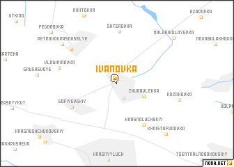 map of Ivanovka