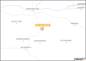 map of Ivanovka