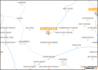 map of Ivanovka