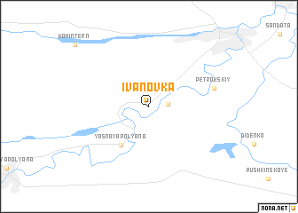 map of Ivanovka