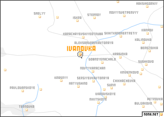 map of Ivanovka