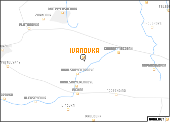 map of Ivanovka