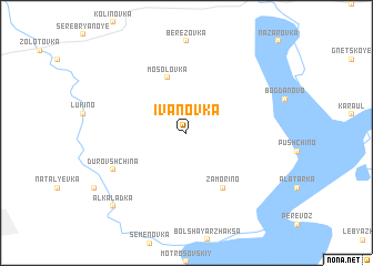 map of Ivanovka