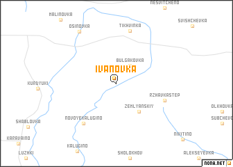 map of Ivanovka