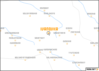 map of Ivanovka