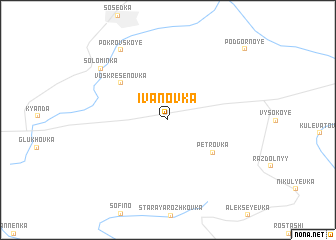 map of Ivanovka