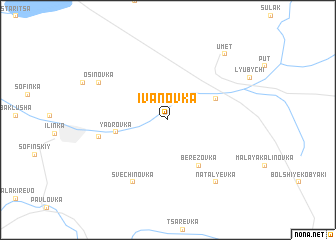 map of Ivanovka